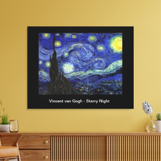Toile Starry Night, Vincent van Gogh (Insitu(Salon))
