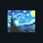 Toile Starry Night Vincent Van Gogh peinture vibrante<br><div class="desc">Starry Night Vincent Van Gogh peinture vibrante Toile Imprimer</div>