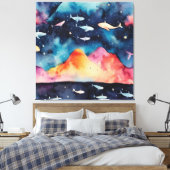 Toile Starry Seascape (Insitu(Chambre))