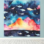 Toile Starry Seascape (Insitu (Plancher de Bois))