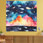 Toile Starry Seascape (Insitu(Salon))