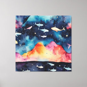Toile Starry Seascape