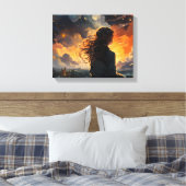 Toile Starry Sky en feu (Insitu(Chambre))