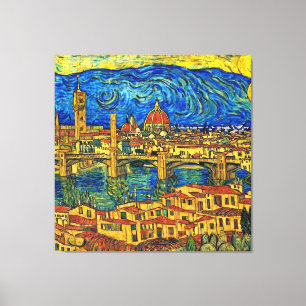 Toile Starry Starry Night Florence Italie