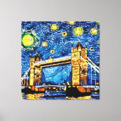 Toile Starry Starry Night Londres Angleterre (Recto)