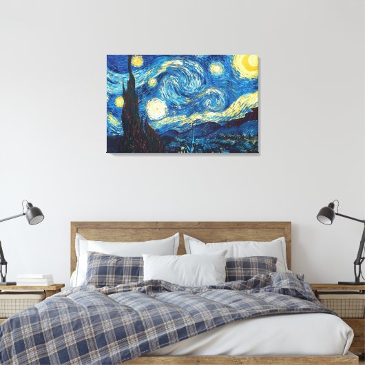 Toile Starry Starry Nuit par Vincent Van Gogh Canvas Art (Insitu(Chambre))