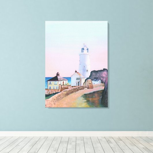 Toile 'Start Point Lighthouse' par Gordon Ashton. (Insitu (Plancher de Bois))