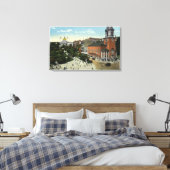 Toile State House et Park Street Vue du centre commercia (Insitu(Chambre))