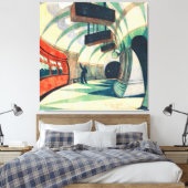 Toile Station de métro - Cyril Edward Power (Insitu(Chambre))