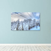 Toile Station de ski de Crystal Mountain, près de Mt. Ra (Insitu (Plancher de Bois))