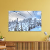 Toile Station de ski de Crystal Mountain, près de Mt. Ra (Insitu(Salon))