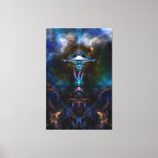 Toile Station spatiale Ansarious Canvas Imprimer (Recto)