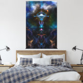 Toile Station spatiale Ansarious Canvas Imprimer (Insitu(Chambre))