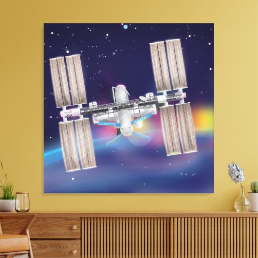 Toile Station spatiale internationale (Insitu(Salon))