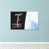 Toile Station spatiale internationale 23 (Insitu (Plancher de Bois))