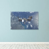 Toile Station spatiale internationale en orbite 3 (Insitu (Plancher de Bois))