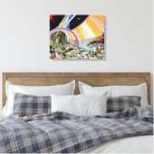 Toile Station spatiale Torus Habitat Colonie Artiste Con (Insitu(Chambre))