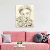 Toile Statue dans le Jardin I (Insitu(Salon))