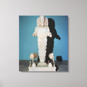 Toile Statue d'Artemis avec les chiens de chasse, c.AD