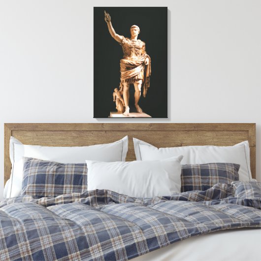 Toile Statue d'Augustus Caesar Canvas Imprimer (Insitu(Chambre))
