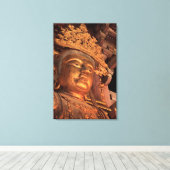 Toile Statue de Bouddha Daibutsu (Insitu (Plancher de Bois))