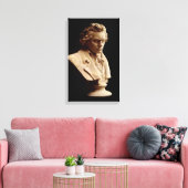 Toile Statue de buste de Beethoven (Insitu(Salon))