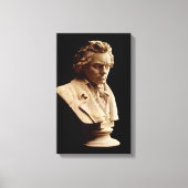 Toile Statue de buste de Beethoven (Recto)