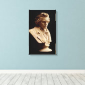 Toile Statue de buste de Beethoven (Insitu (Plancher de Bois))