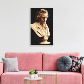 Toile Statue de buste de Beethoven (Insitu(Salon))