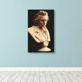 Toile Statue de buste de Beethoven (Insitu (Plancher de Bois))