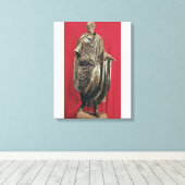 Toile Statue de César Julianus Pacatianus (Insitu (Plancher de Bois))
