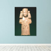 Toile Statue de Coatlicue, terre ancienne et mère (Insitu (Plancher de Bois))