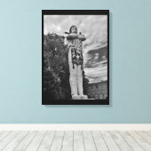 Toile Statue de Hiawatha (Insitu (Plancher de Bois))