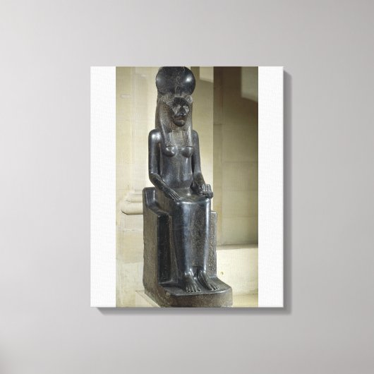 Toile Statue de la déesse à tête de lion Sekhmet, de la (Recto)