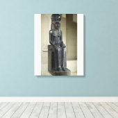 Toile Statue de la déesse à tête de lion Sekhmet, de la (Insitu (Plancher de Bois))