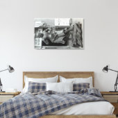 Toile Statue de la Garde du Temple à Pacific Curio Shop, (Insitu(Chambre))