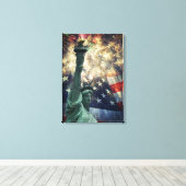 Toile Statue de la Liberté (Insitu (Plancher de Bois))