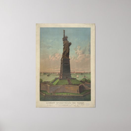 Toile Statue de la Liberté (Recto)