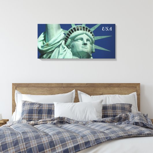 Toile Statue de la Liberté Face USA (Insitu(Chambre))