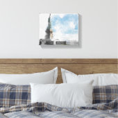 Toile Statue de la Liberté Manhattan Skyline Canvas Wall (Insitu(Chambre))