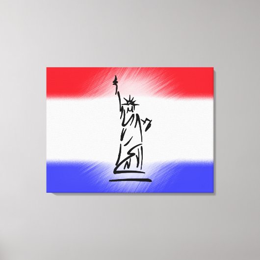 Toile Statue de la Liberté New York (Recto)