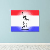 Toile Statue de la Liberté New York (Insitu (Plancher de Bois))