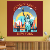 Toile Statue de la Liberté, New York (Insitu(Salon))