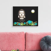 Toile Statue de la tête de Bouddha (Insitu(Salon))