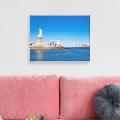 Toile Statue de Liberty, Hudson River et Manhattan (Insitu(Salon))