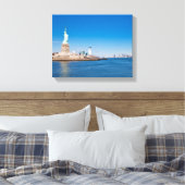 Toile Statue de Liberty, Hudson River et Manhattan (Insitu(Chambre))