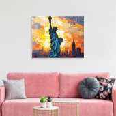 Toile Statue de Liberty Premium Canvas (Insitu(Salon))