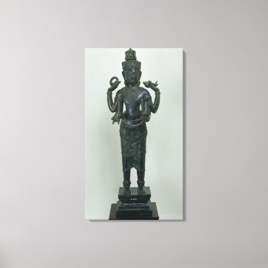 Toile Statue de Vishnu dans sa triple forme de Vishnu (Recto)