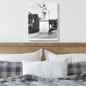 Toile Statue de William Tell, vers 1860-90 (Insitu(Chambre))
