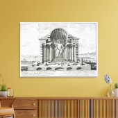 Toile Statue de Zeus Olympien par Phidias, assiette 5 fr (Insitu(Salon))